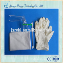 Disposable medical gynecology examination kit